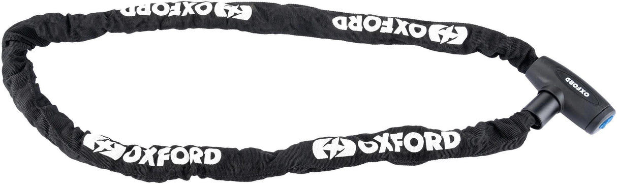 Oxford kettingslot gp chain 8 chain locks gp 8mm x 1.2m black
