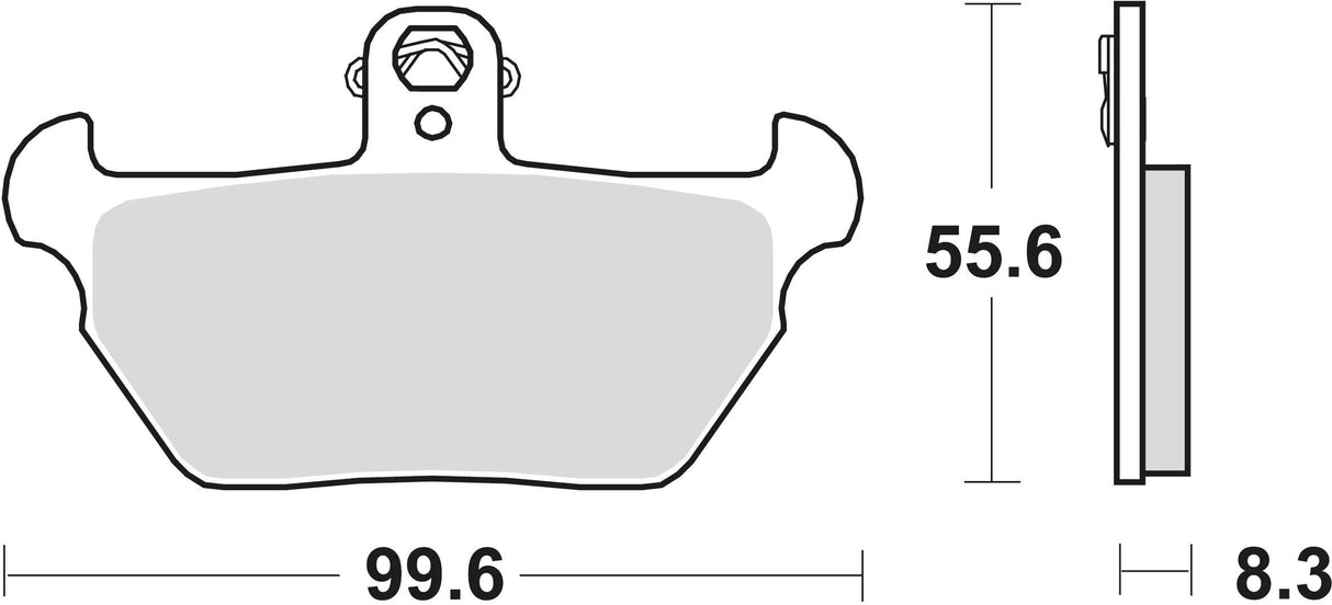 Trw remblokken mcb 621 brake pads organ. mcb 621