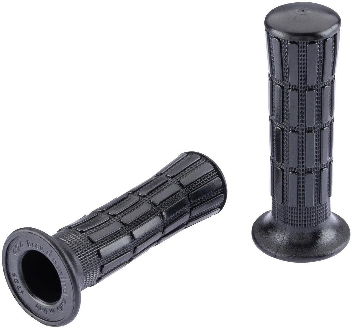 Domino rubber handvat yamaha style rubber grip 1496 bw 112mm closed