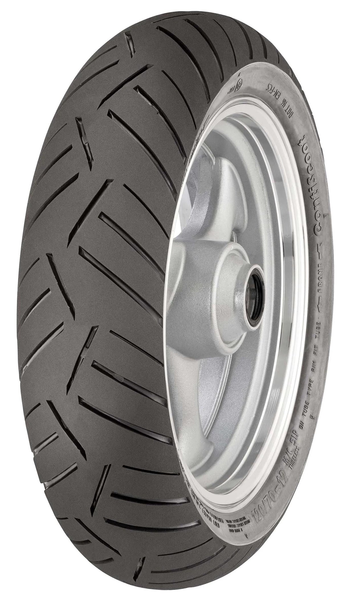Continental buitenband contiscoot tyre conti contiscot 120 70-14 55p tl fr.