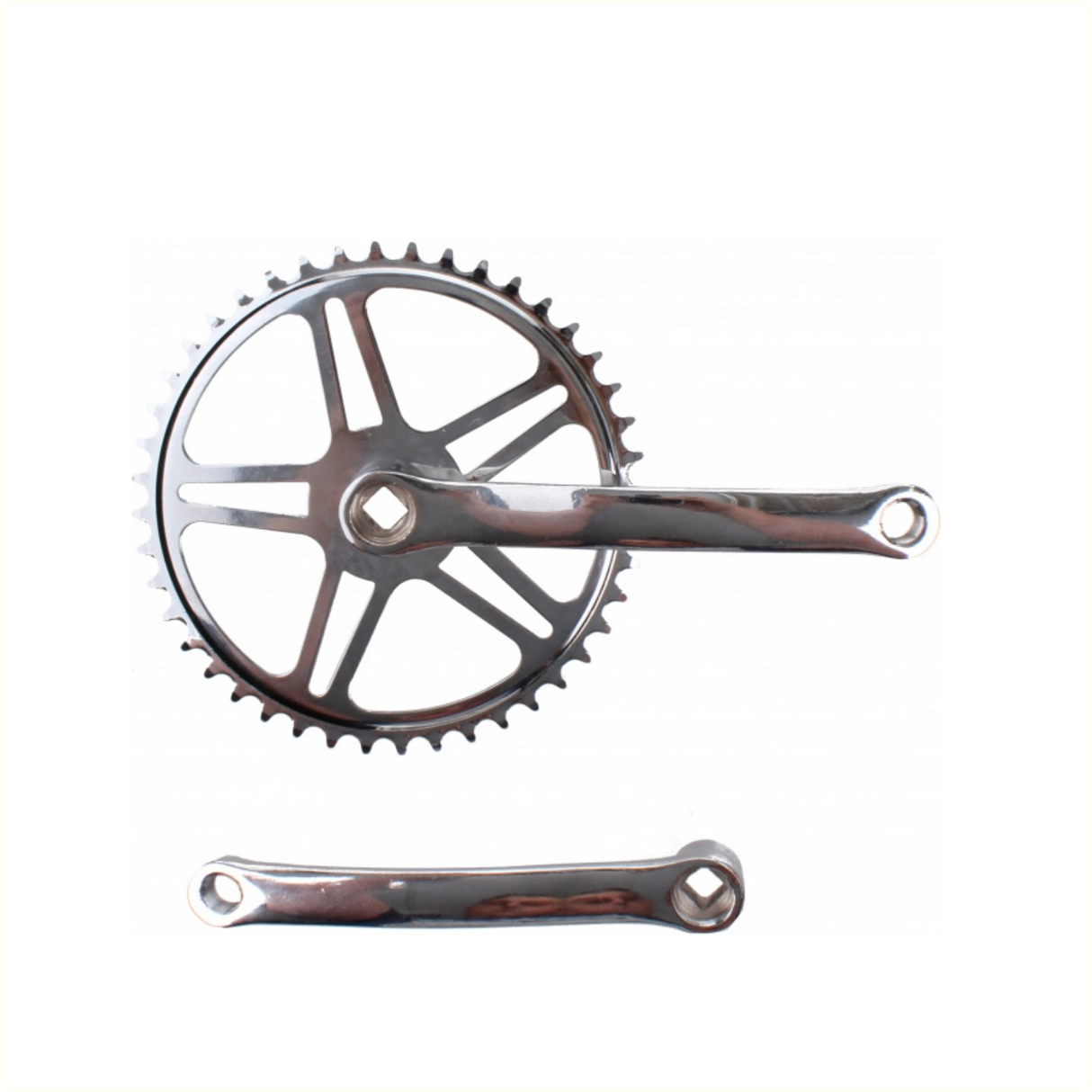 Falkx steal crankstel 44t zilver