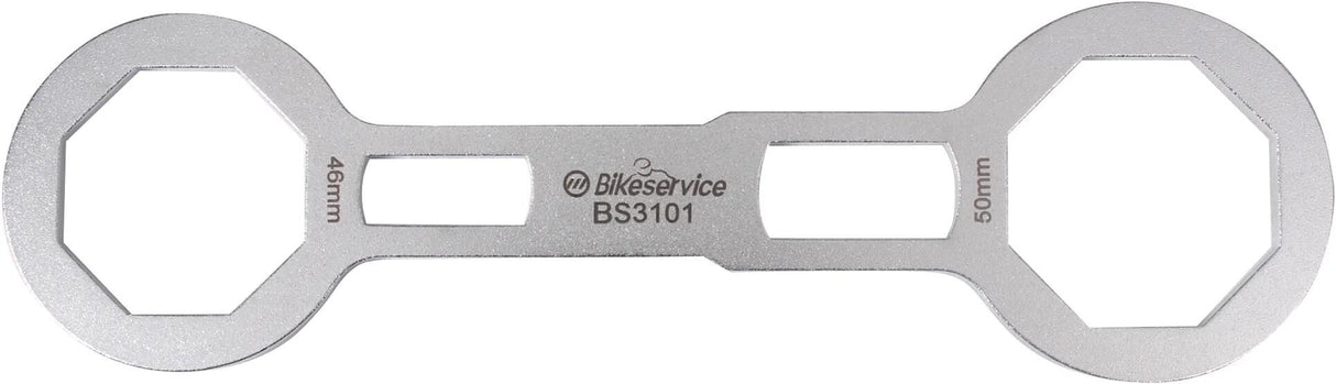 Bikeservice gabelkappenschlüssel schl fork cap bst 46x50mm 8knt
