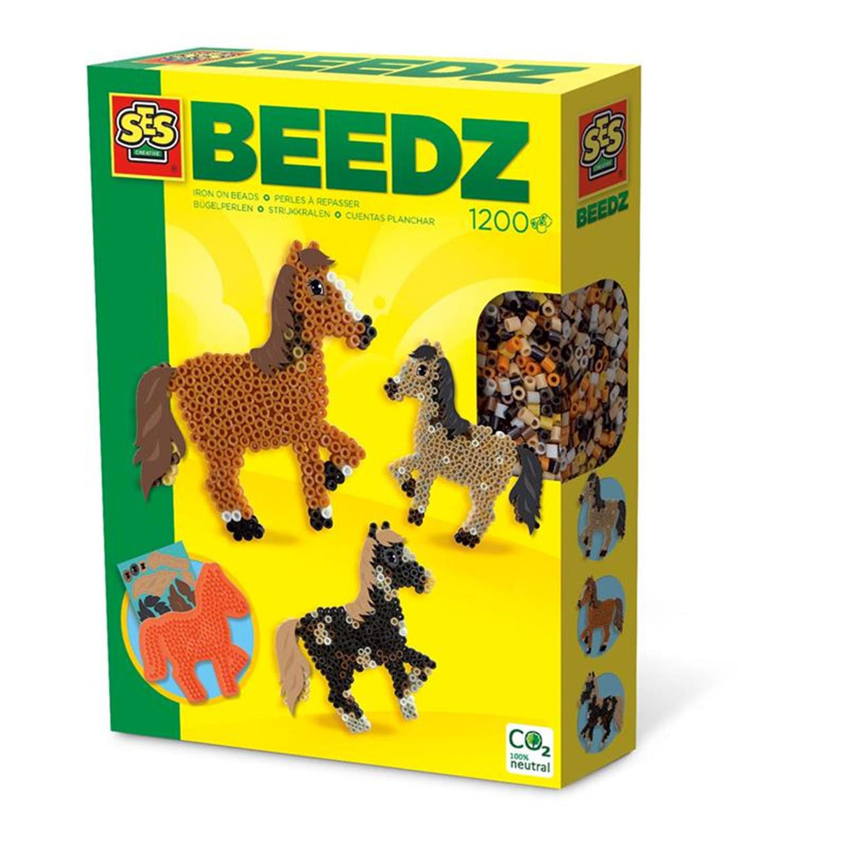 Ses beedz strijkkralen - paard 1200
