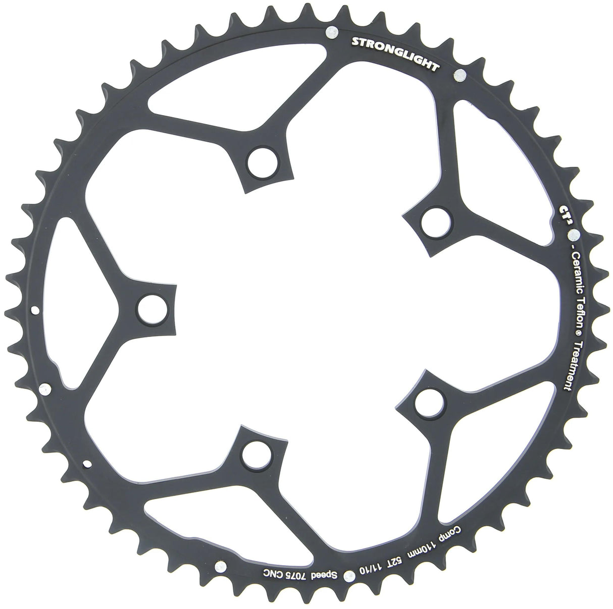 Stronglight kettingblad ct2 chain ring strongl.ct2 110mm 52t b