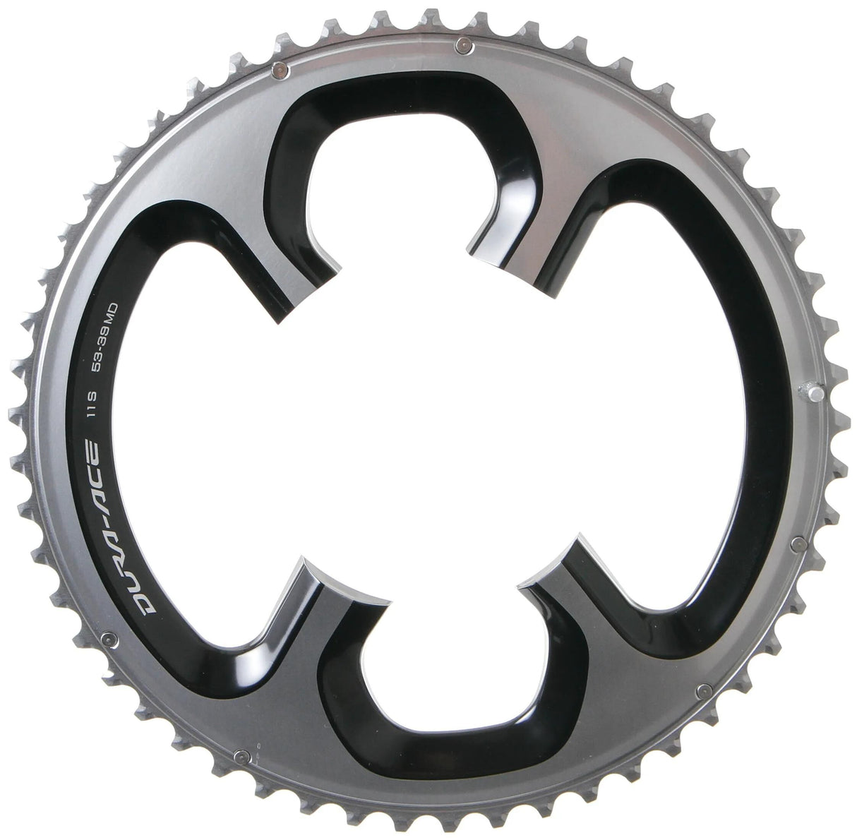 Shimano kettingblad dura ace fc-9000 chain ring shim. duraace 53t.4-arm,110mm,fc9000