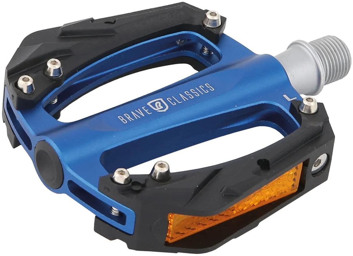 Brave classic pedaal stranger pedal brave clas. stranger alu,blue