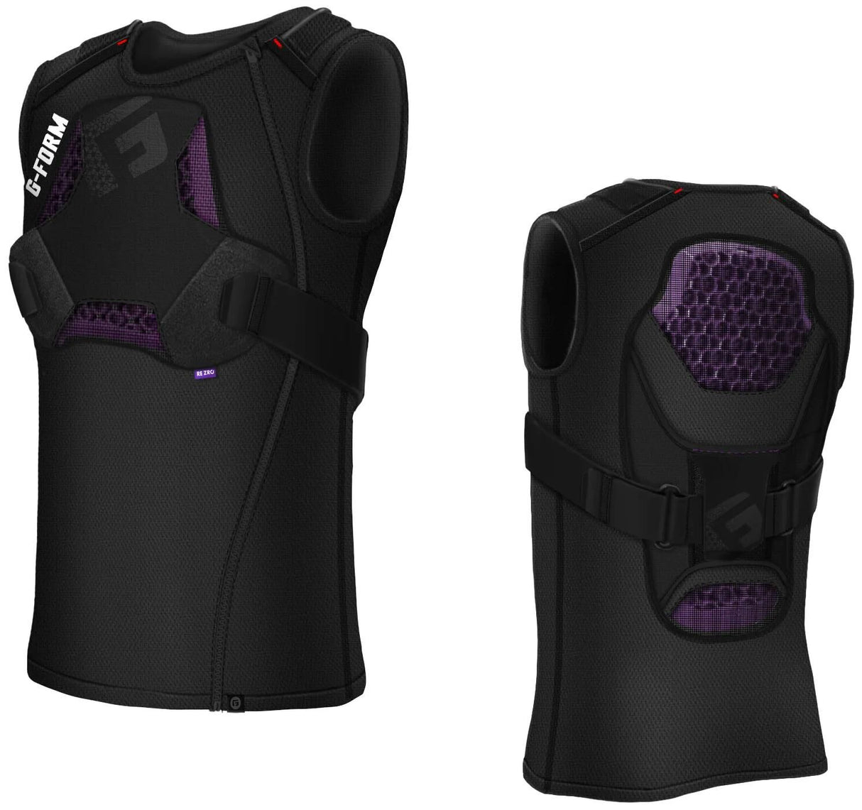 G-form borstprotectie mx spike chest back prot. mx spike size s black