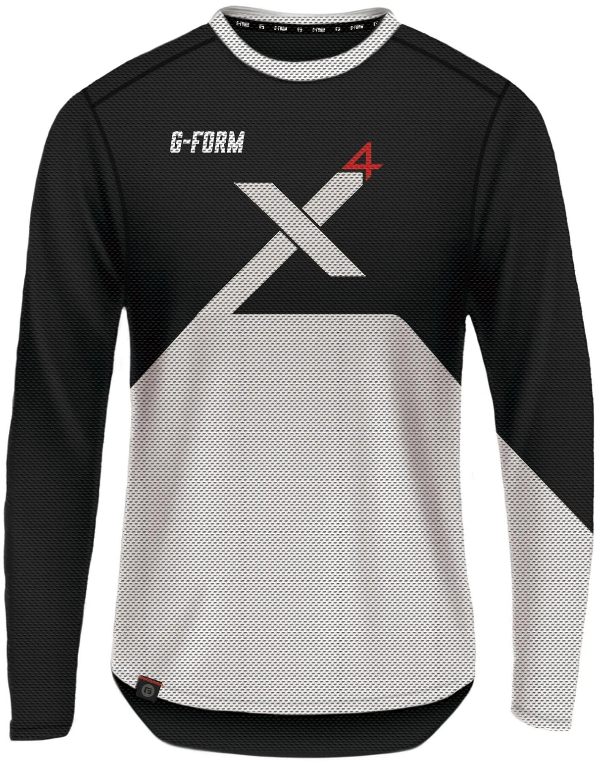 G-form langarmshirt pro-x4 longarm shirt pro x-4 size l black white