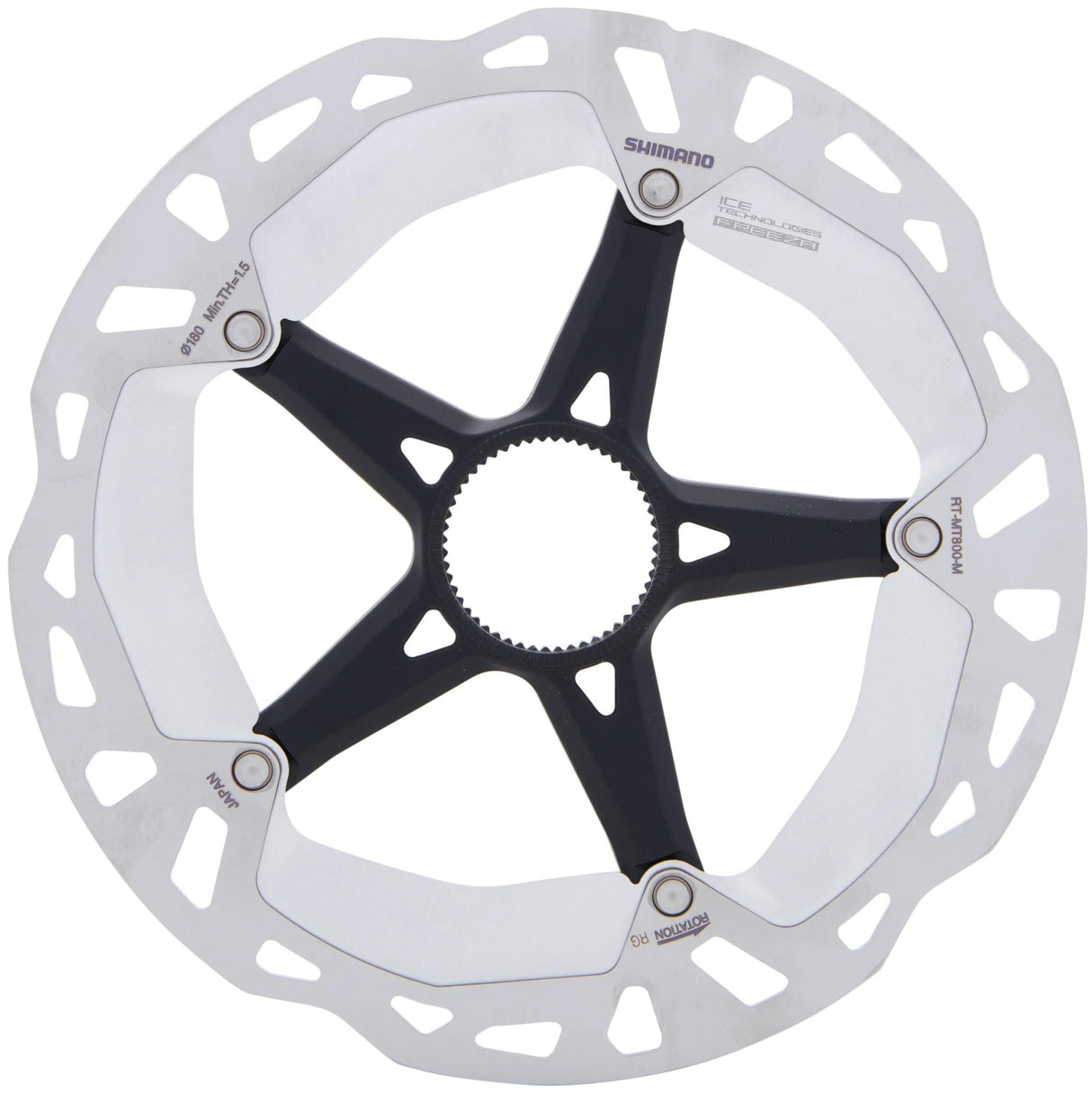 Shimano remschijf deore xt rt-mt800 shim.brake rotors xt 180mm cl mt800 ice int