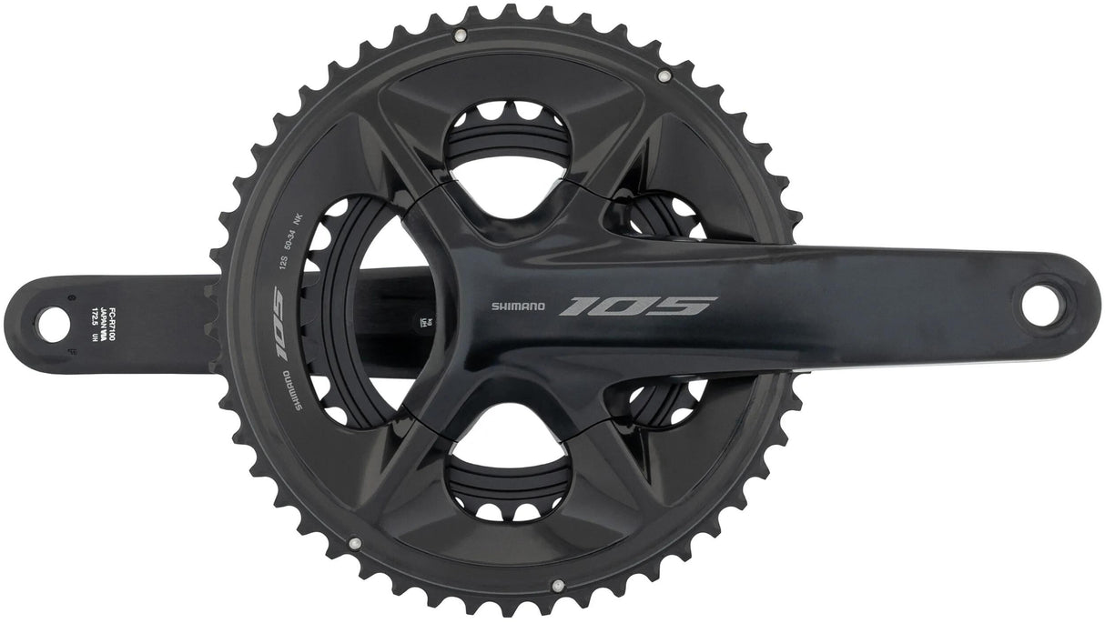 Shimano crankstel 105 fc-r7100 shim.krg 105 fcr7100 50 34 172.5 schw 12f ht2