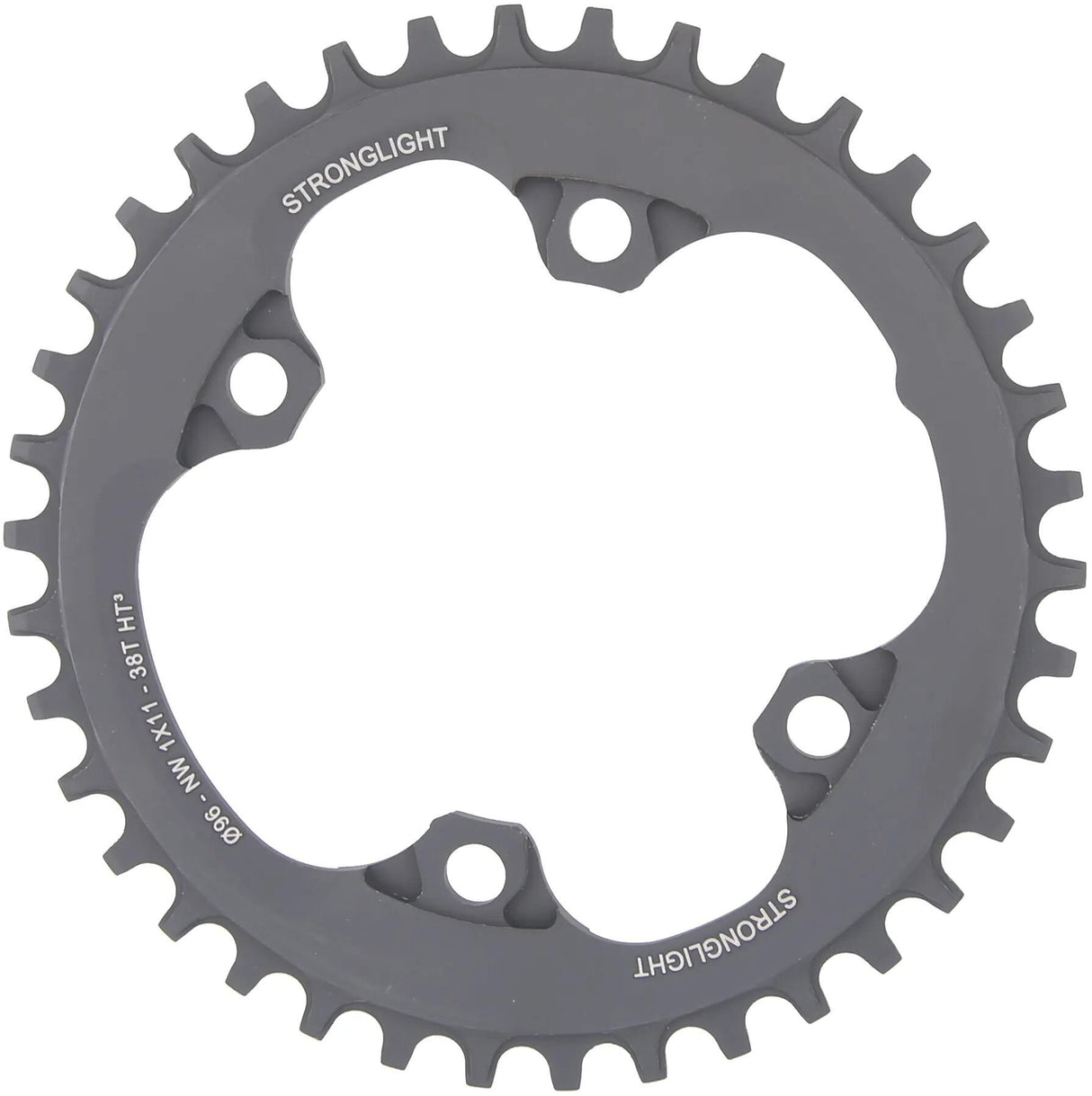 Stronglight kettingblad ht3 chain ring strongl. ht3 38t alu black