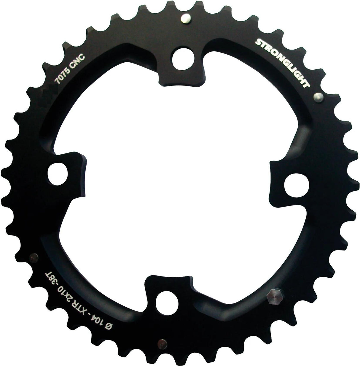 Stronglight kettingblad ht3 chain ring strongl. ht3 38t outer alu black