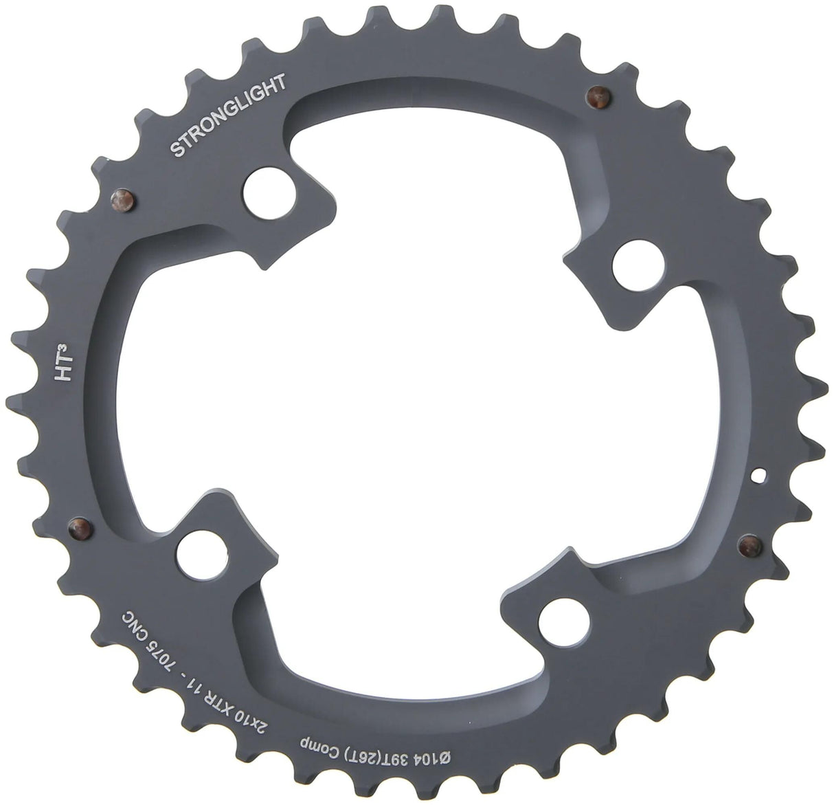 Stronglight kettingblad ht3 chain ring strongl. ht3 39t outer alu black