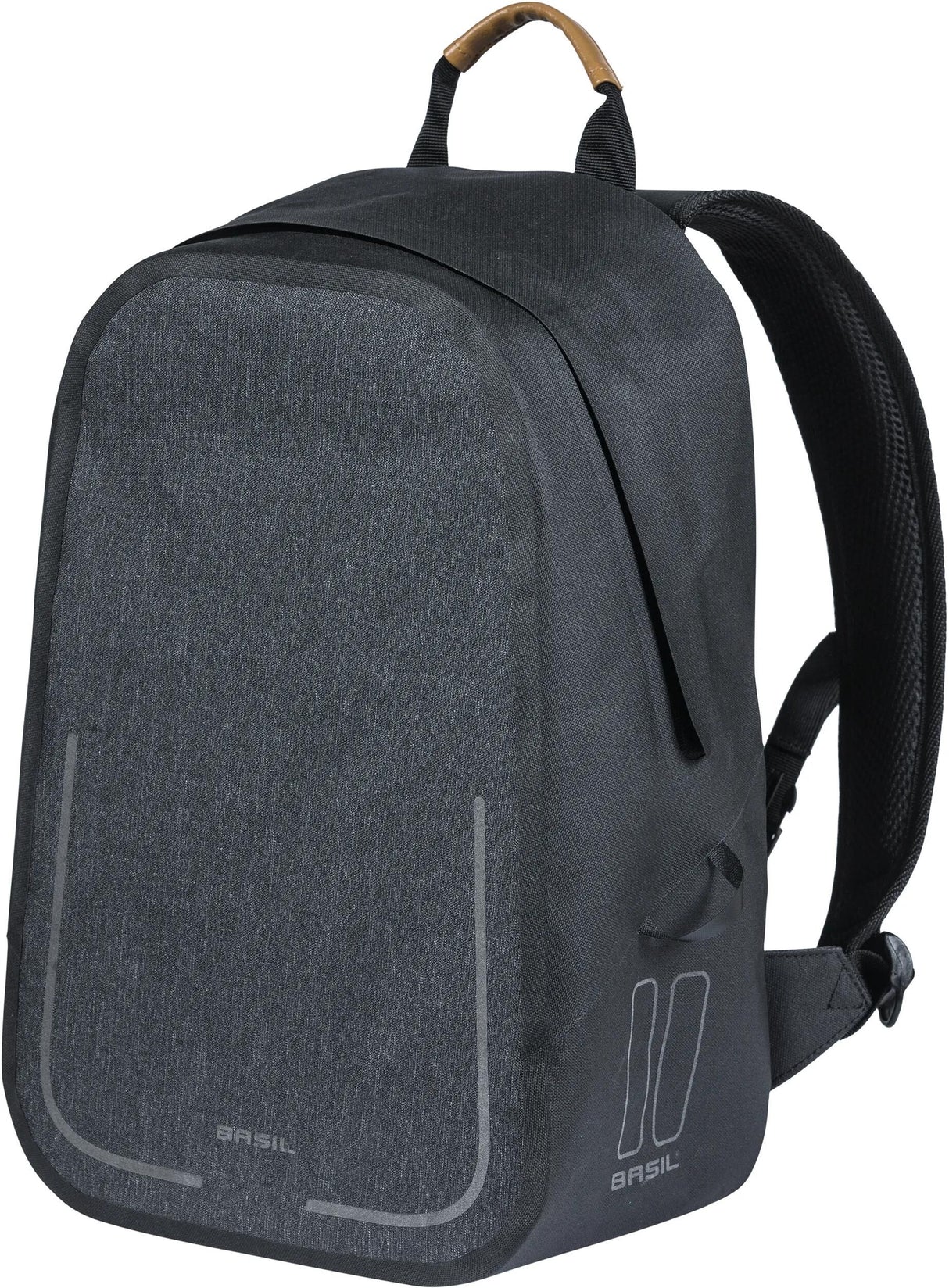 Basil Urban Dry Backpack - waterdichte fietsrugzak - grijs