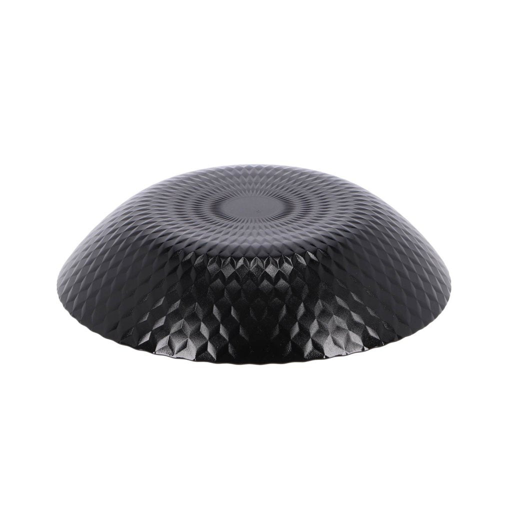 No brand diep bord d20 cm pampille zwart | 4 stuks