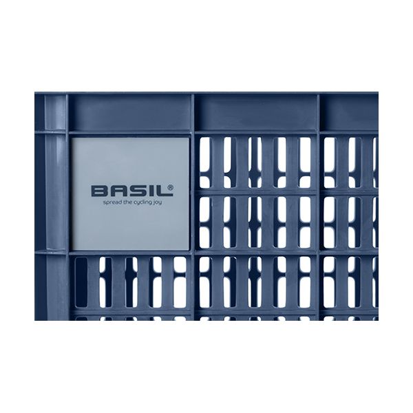 Basil fietskrat L - groot - 40 liter - blauw