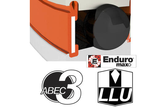 Enduro bearings 6800 llu max - abec 3 max (radial) - 10x19x5