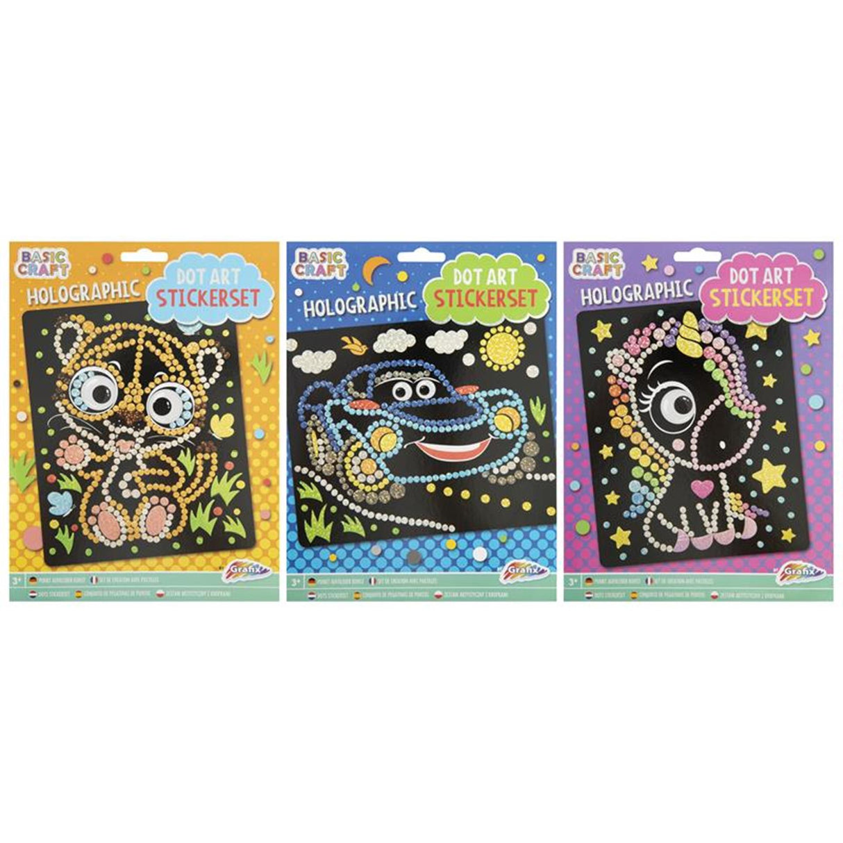 Grafix holographic dot stickerset