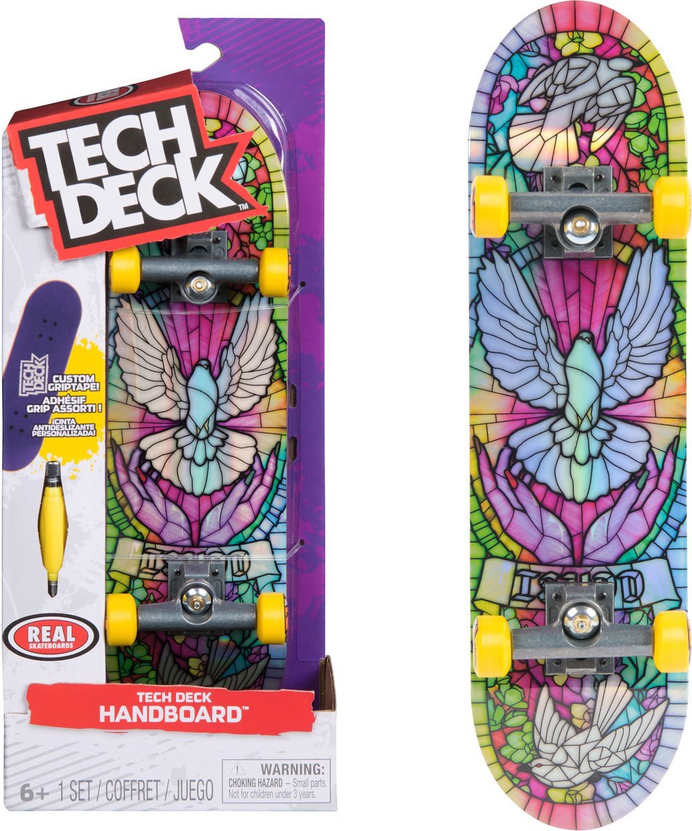 Tech deck , real skateboards handboard, authentieke miniskateboards (alleen voor gebruik met de hand)