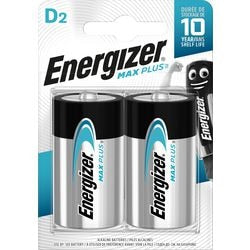 Batterij energizer max plus d 2 stuks