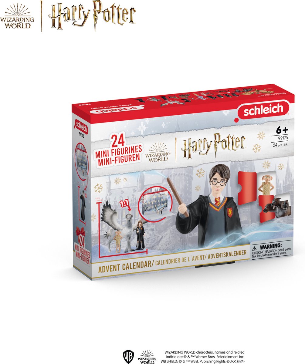 Schleich wizarding world harry potter adventskalender - met 24 speelfiguren