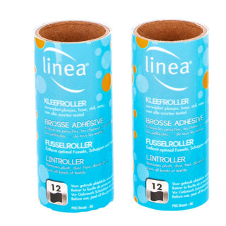 Linea kleefborstelset met 2 reserverollen | 12 stuks