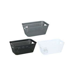 Opbergmand 25,5x16x11 cm assorti | 4 stuks