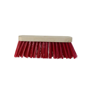 Luva straatbezem kunstvezel 29 cm rood | 5 stuks