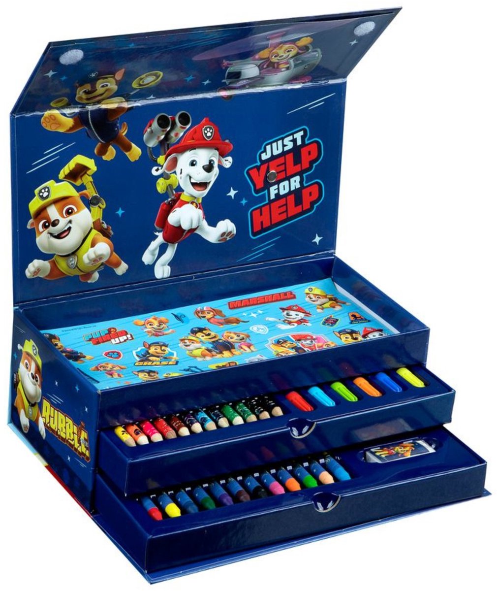 Paw patrol kleurkoffer - 44dlg.