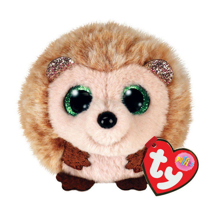 Ty puffies knuffel egel hazel 10 cm