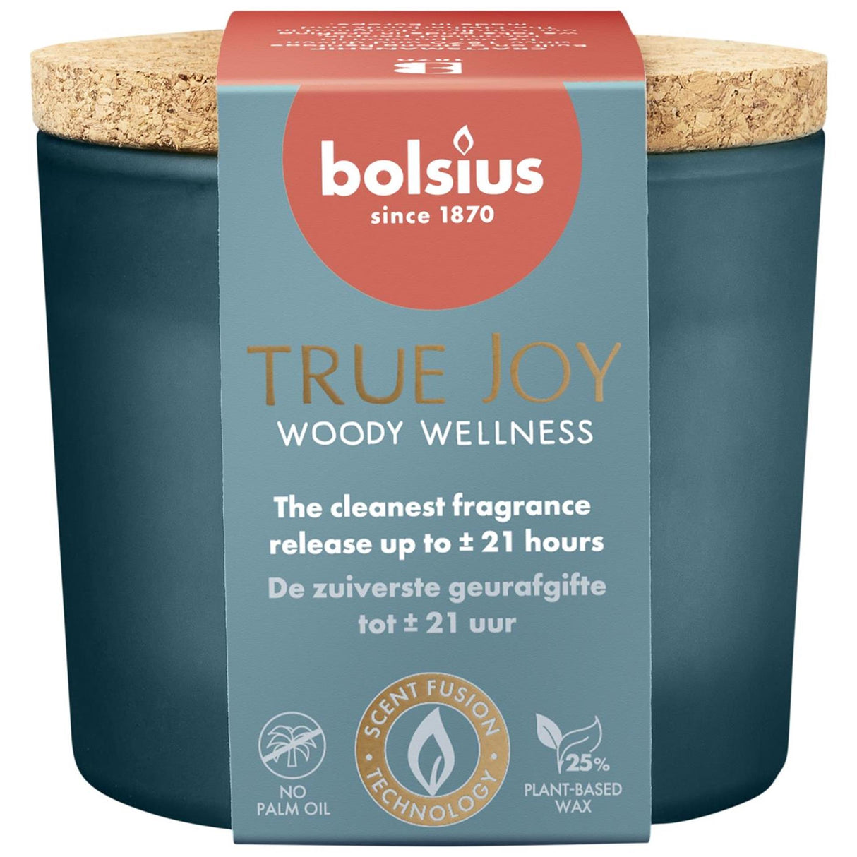 Bolsius geurglas 66 83 woody wellness