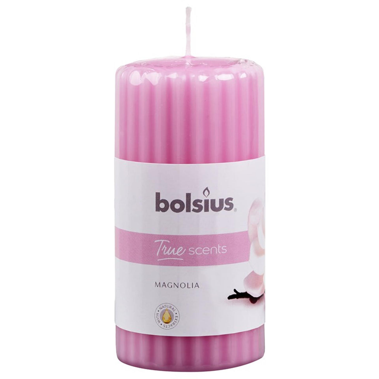 Bolsius stompkaars geur magnolia 120 58