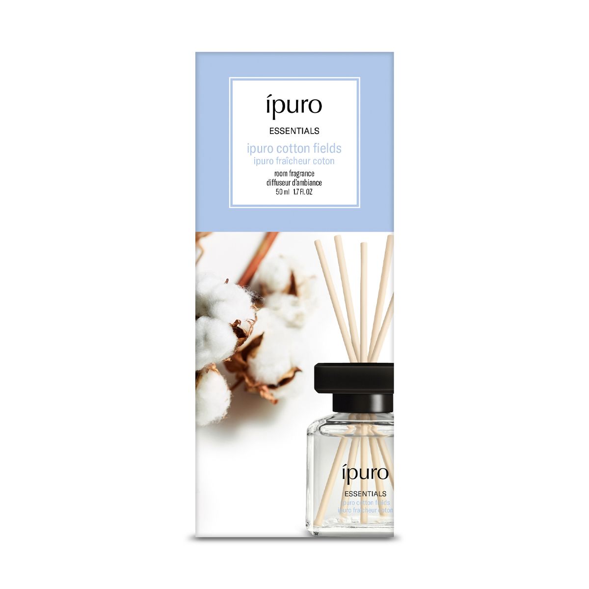Ipuro geurdiffuser cotton fields 50 ml