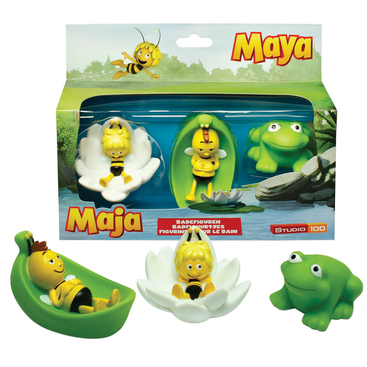 Maya de bij badfiguurtjes, 3st.