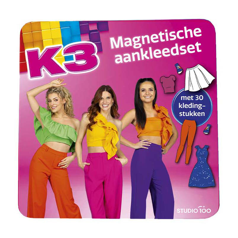 Studio 100 k3 magnetisch aankleedspel