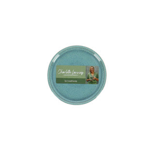 No brand bord mini d9 cm basalt ocean green | 12 stuks