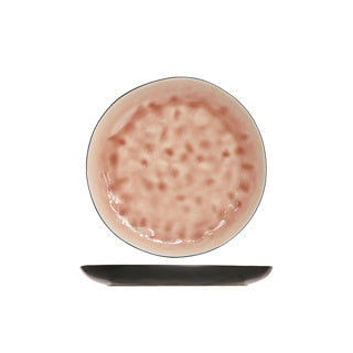 Bord dessert 20 cm rond laguna old rose | 6 stuks