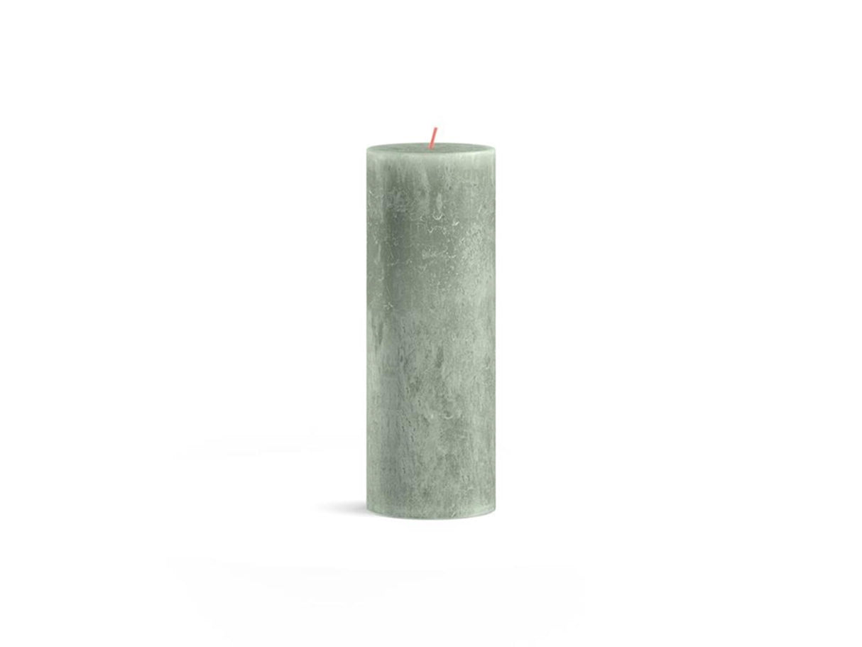 Bolsius rustiek kaars 190 68 jade green