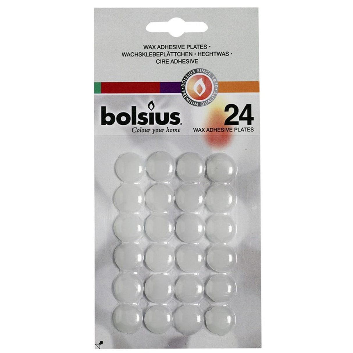 Bolsius hechtwasrondjes blister a 24st