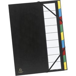 Sorteermap exacompta 55330e kleurenassortiment a4