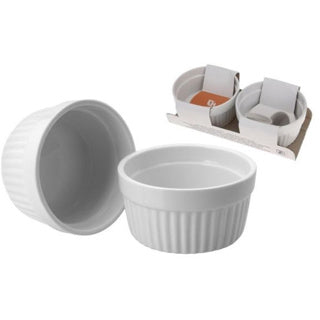 Ovenschaaltjes wit porselein 2 stuks 200 ml | 4 stuks