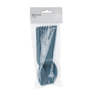 Lepelset pp 10 delig 3 assorti | 6 stuks