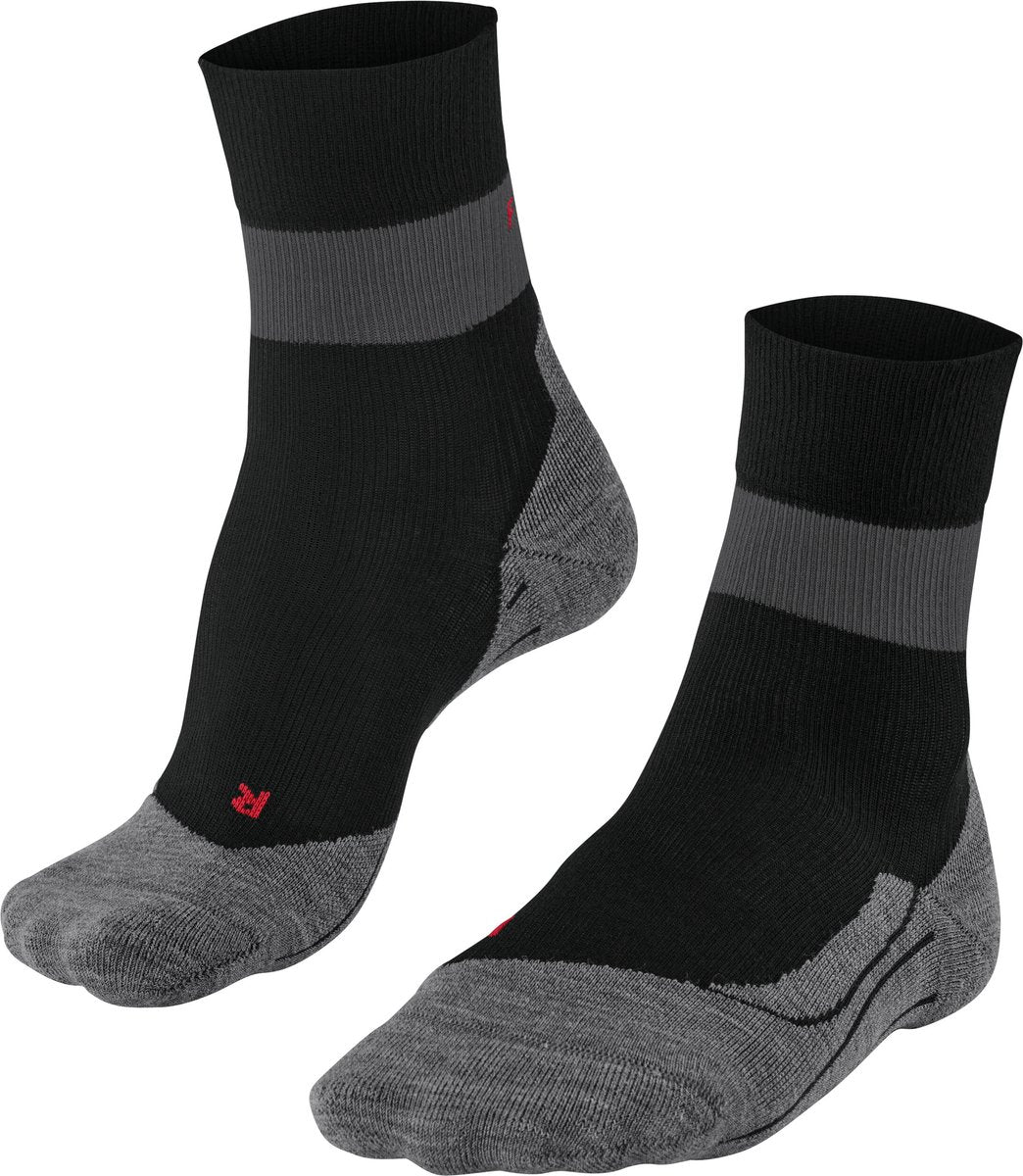 Falke ru stabilizing met compressie lyocell functioneel materiaal hardloopsokken dames zwart - maat 39-40