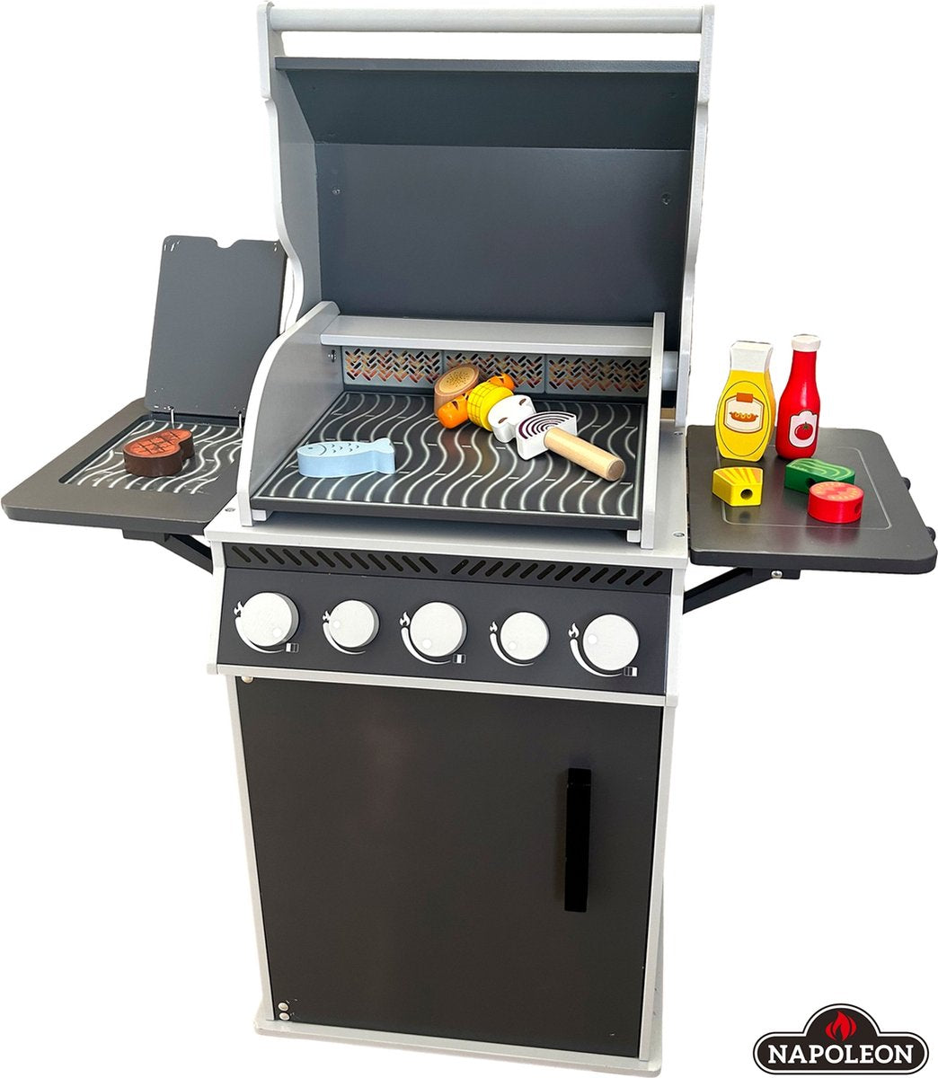 Tanner napoleon speelgoed barbecue met accessoires