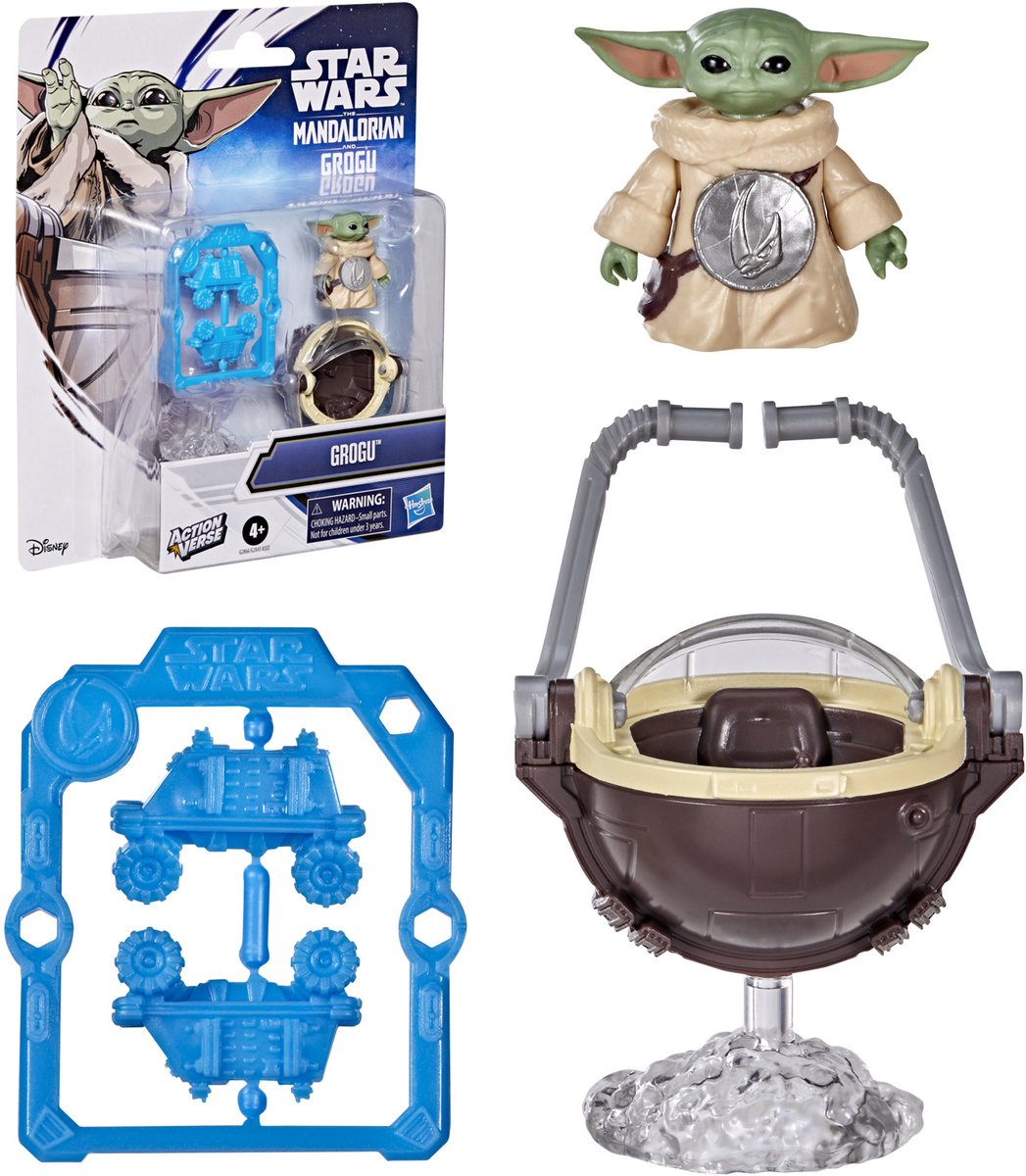Star wars actionverse grogu speelfiguur