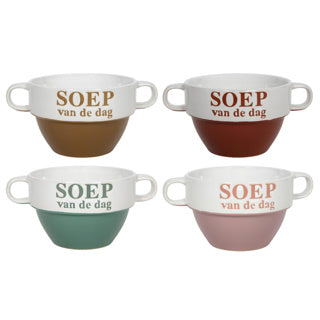 Soepkom 12,5 x 8,5 cm soep van de dag 500 ml | 12 stuks