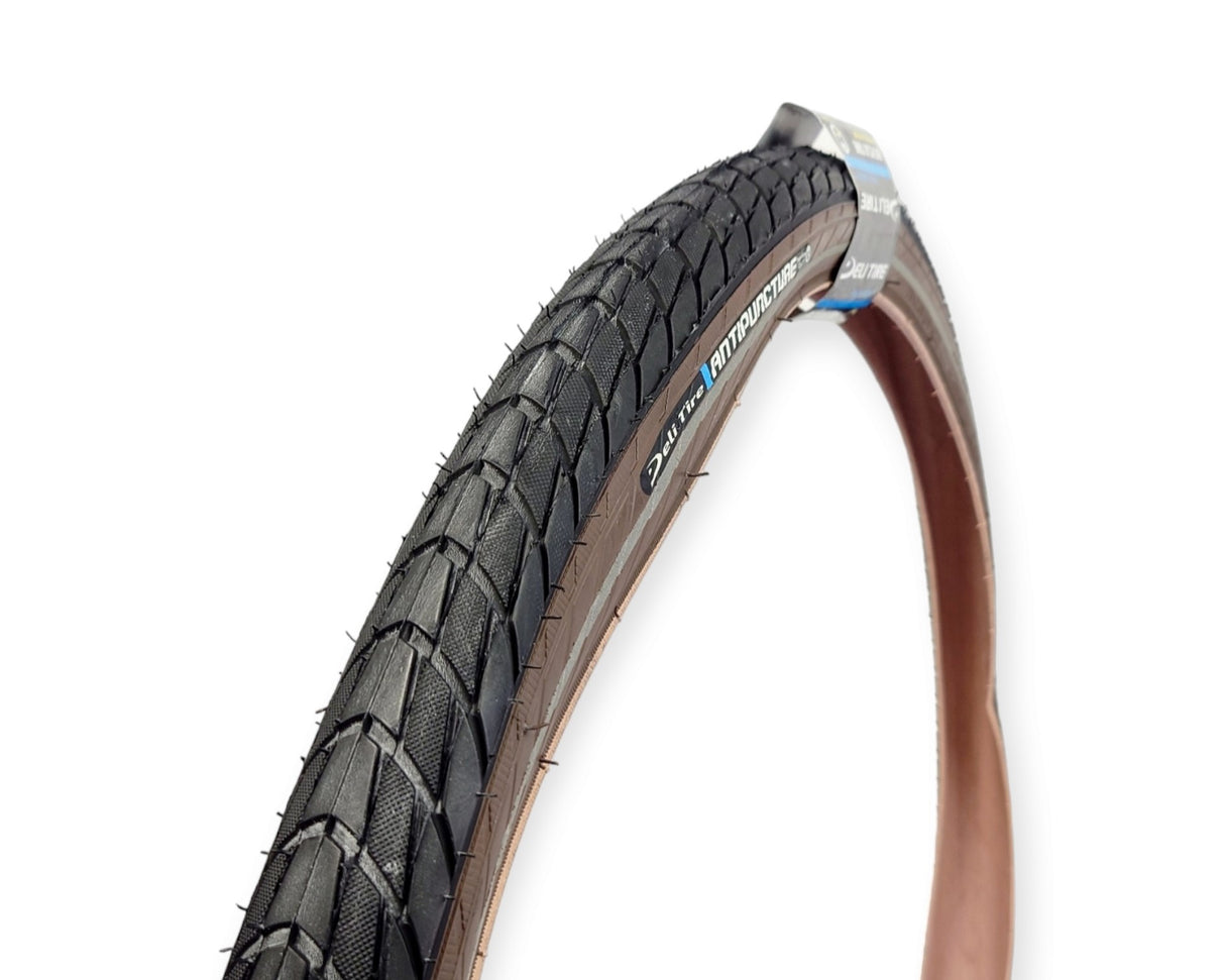 Deli tire voorvorkdeli 28x2.00 50-622 zw bruin breaker