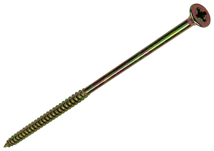 Mack 1006977 - spaanplaatschroef vz kop geelverzinkt 4st 6 x 150mm | 5 stuks