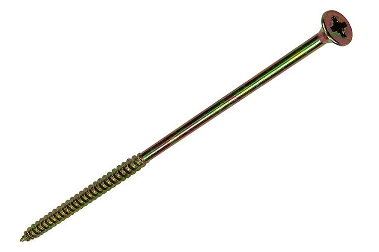 Mack 1006978 - spaanplaatschroef vz kop geelverzinkt 4st 6 x 160mm | 5 stuks