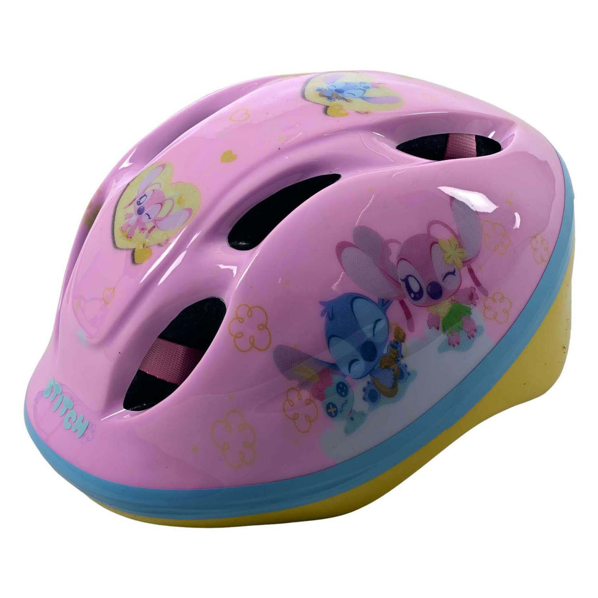 Volare fietshelm stitch roze 52-56cm - 200gr.